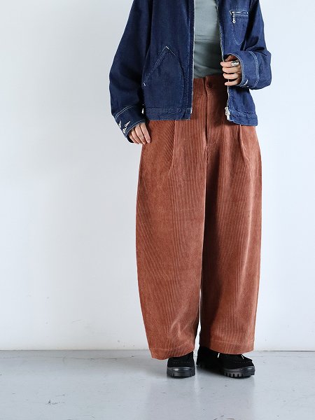 ASEEDONCLOUD (Handwerker) HW wide trousers / Duck - Camel