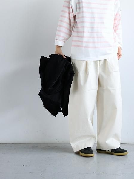 ASEEDONCLOUD HW wide trousers / BIZEN ICHIGO(備前壱号) - Off white