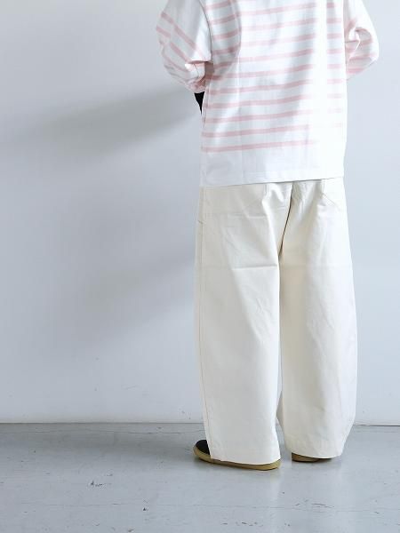 ASEEDONCLOUD HW wide trousers / BIZEN ICHIGO(備前壱号) - Off white