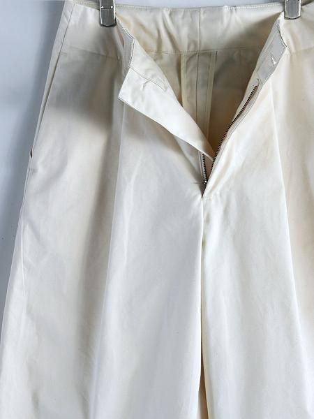 ASEEDONCLOUD HW wide trousers / BIZEN ICHIGO(備前壱号) - Off white