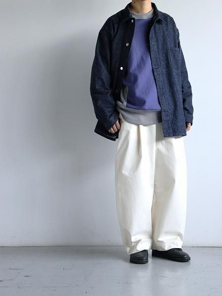 ASEEDONCLOUD HW wide trousers / BIZEN ICHIGO(備前壱号) - Off white