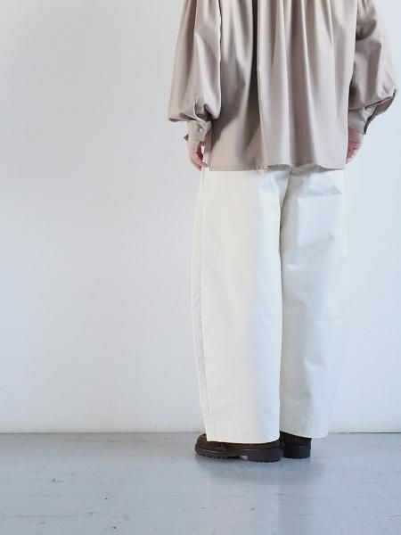 ASEEDONCLOUD HW wide trousers / BIZEN ICHIGO(備前壱号) - Off white