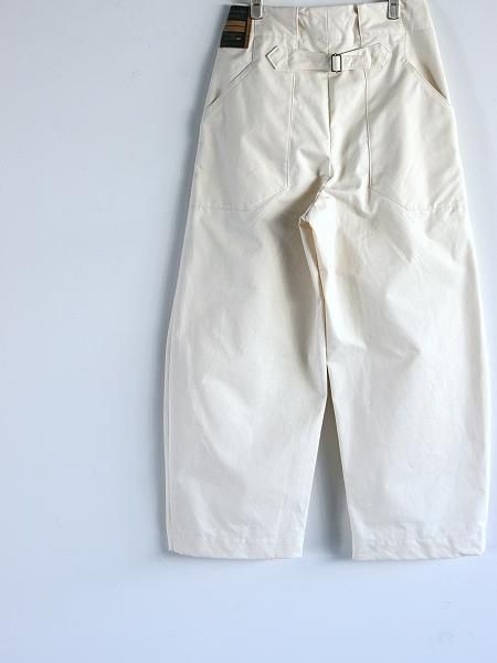 ASEEDONCLOUD HW wide trousers / BIZEN ICHIGO(備前壱号) - Off white