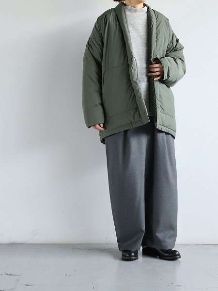 ASEEDONCLOUD (Handwerker) HW wide trousers / Cordura wool - Grey