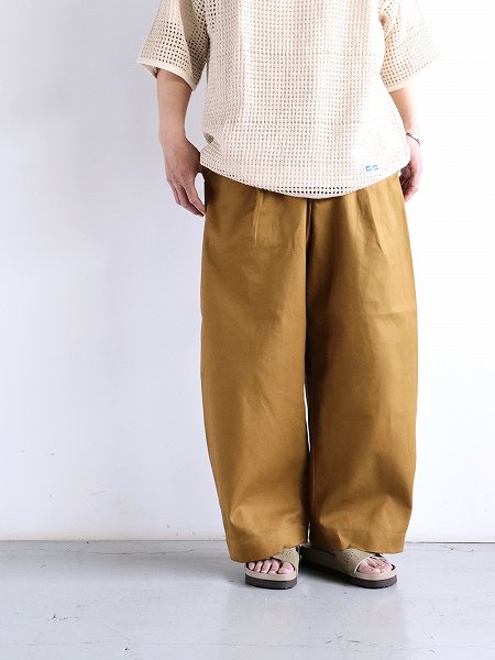 ASEEDONCLOUD (Handwerker) HW wide trousers / Duck - Camel