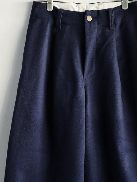 ASEEDONCLOUD (Handwerker) HW wide trousers / Melton denim - Blue