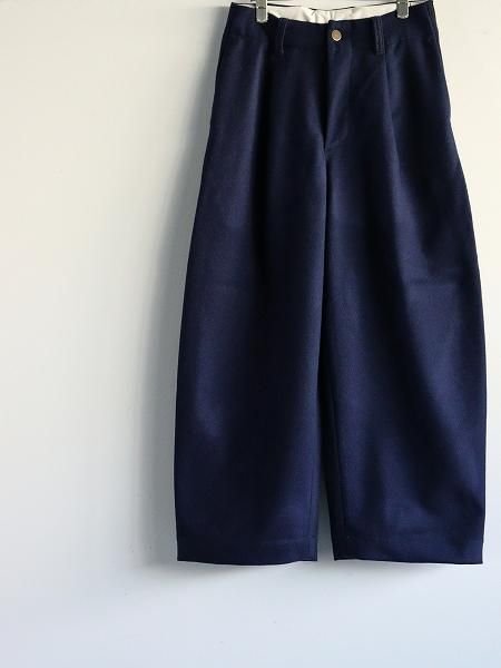 ASEEDONCLOUD (Handwerker) HW wide trousers / Melton denim - Blue