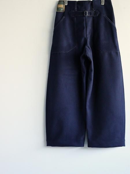 ASEEDONCLOUD (Handwerker) HW wide trousers / Melton denim - Blue