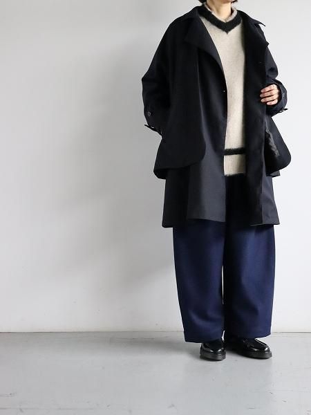 ASEEDONCLOUD (Handwerker) HW wide trousers / Melton denim - Blue