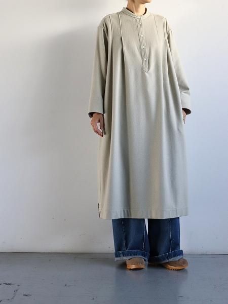 ASSEDONCLOUDHW smock one piece  / Cordura wool - Light grey