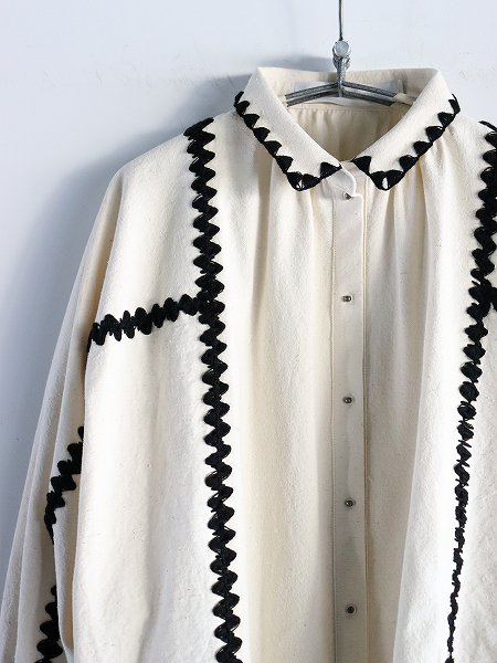 ASEEDONCLOUDShepherd blouse / Shepherd antique rags - Off white