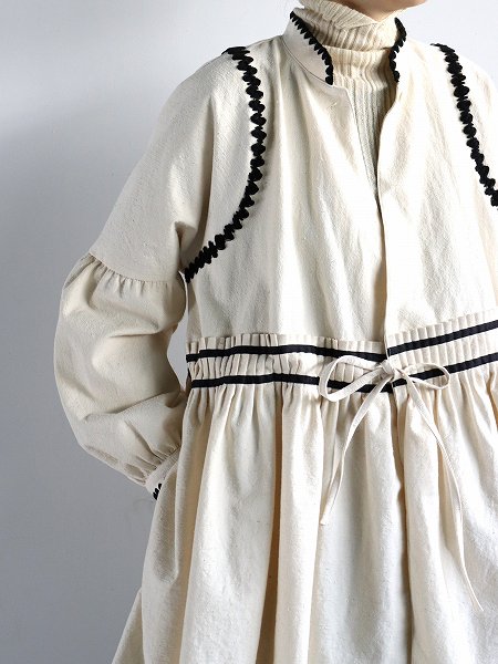 ASEEDONCLOUD　Shepherd shirt coat / Shepherd antique rags - Off white