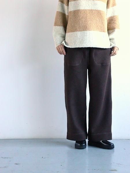 ASEEDONCLOUD / Student dormitory pants / Brown