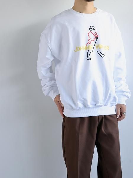 ATELIER AMELOT / FAUXGraphic Sweat / JOHNNIE WALKER - WHITE