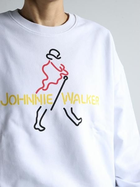 ATELIER AMELOT / FAUXGraphic Sweat / JOHNNIE WALKER - WHITE