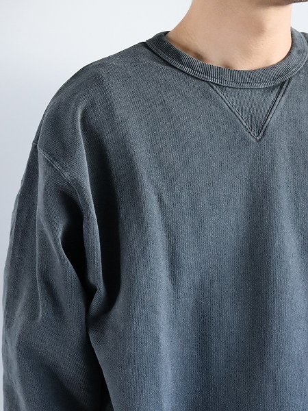 BETTER / PIGMENT DYED SWEAT CREW NECK PULL-OVER