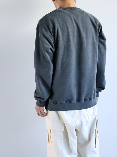 BETTER / PIGMENT DYED SWEAT CREW NECK PULL-OVER