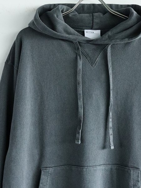 BETTERPIGMENT DYED SWEAT HOODIE PULL-OVER