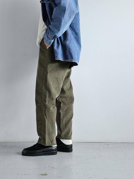 BLEU DE CHINE CO.CORD PANTS / KHAKI