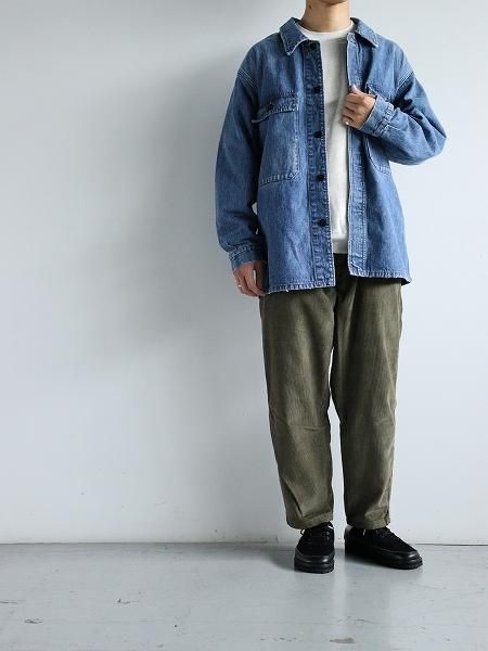 BLEU DE CHINE CO.CORD PANTS / KHAKI