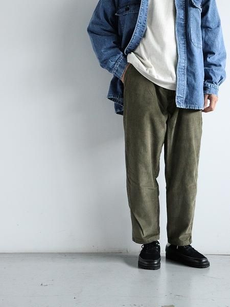 BLEU DE CHINE CO.CORD PANTS / KHAKI