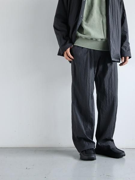 ERA. SHRINK TAFFETA CLASSIC PANT / BLACK (TL02ST)