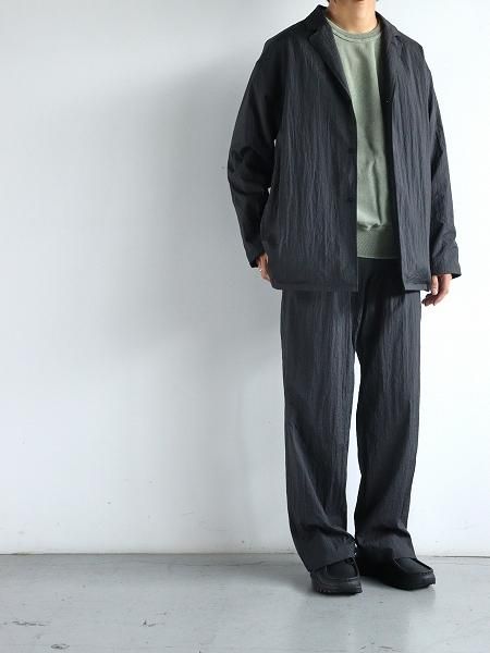 ERA. SHRINK TAFFETA CLASSIC PANT / BLACK (TL02ST)