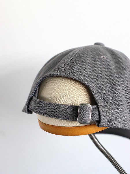 ERA.()HOMMA HERRINGBONE 6PANEL CAP / GRAY (A001H)