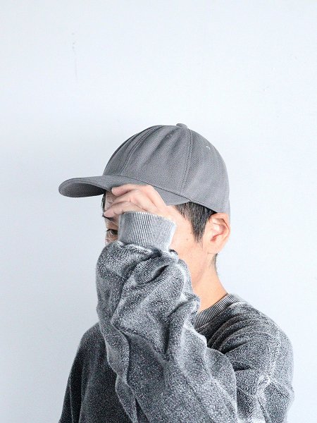 ERA.()HOMMA HERRINGBONE 6PANEL CAP / GRAY (A001H)