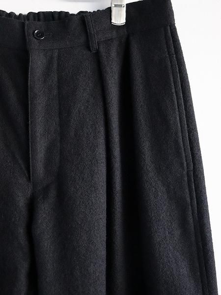 ERA. SHUKUJU WOOL CLASSIC PANTS / BLACK (TL02W)