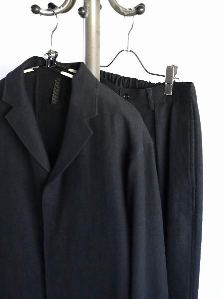 ERA. SHUKUJU WOOL CLASSIC PANTS / BLACK (TL02W)