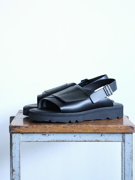 foot the coacher (եåȥ㡼) VELCRO SANDALS / BLACK (no.FTC2512021)