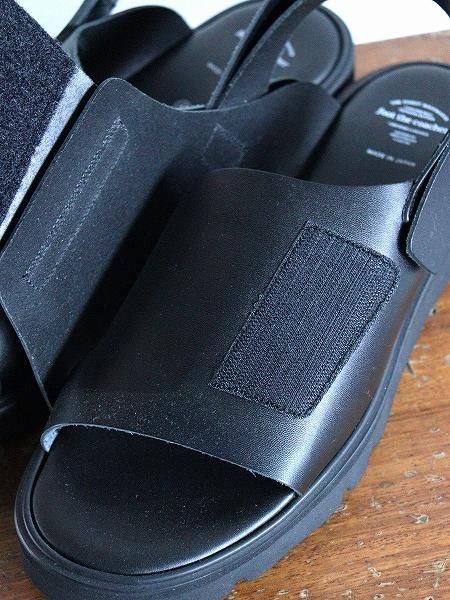 foot the coacher (եåȥ㡼) VELCRO SANDALS / BLACK (no.FTC2512021)