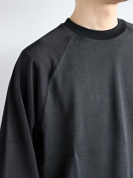 FLISTFIABaseball 3/4 Sleeve T-Shirts / Charcoal  Black