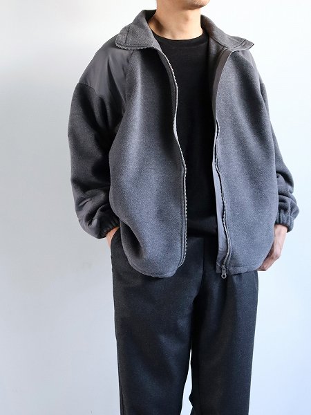 FLISTFIA Military Fleece Jacket / Charcoal Gray