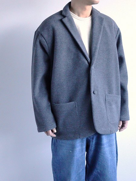 FLISTFIALoose Fit Jacket Cardigan / Charcoal Gray