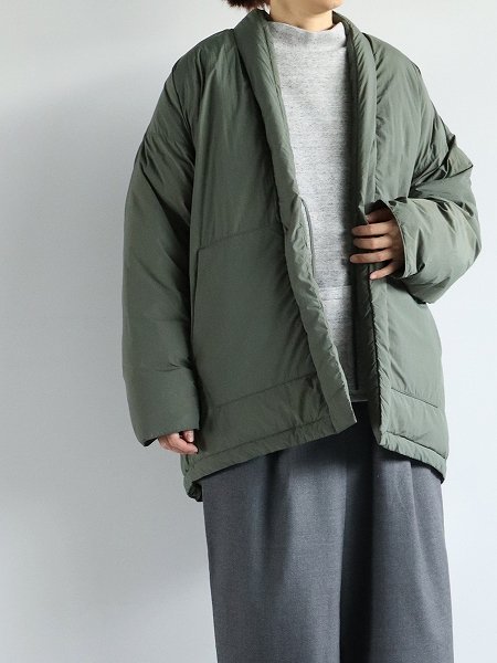 KLOKEAbeyance Quilted Wrap Coat / Olive