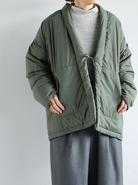 KLOKEAbeyance Quilted Wrap Coat / Olive