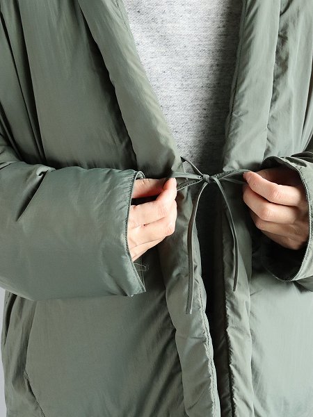 KLOKEAbeyance Quilted Wrap Coat / Olive