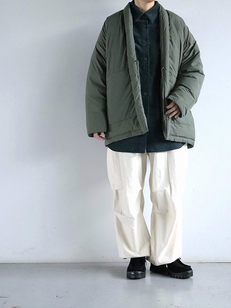 KLOKEAbeyance Quilted Wrap Coat / Olive