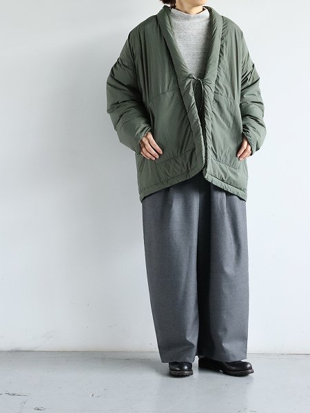 KLOKEAbeyance Quilted Wrap Coat / Olive