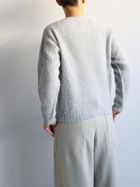 HARLEYCroped Crew-neck Pullover - Supersoft LambsWool / UGIE PEARL