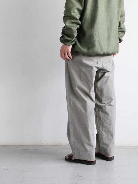 OLDMAN'S TAILOR MORNING ROCKWELL PANTS / PIN CHECK