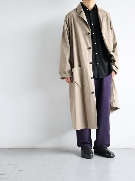 OLDMAN'S TAILOR (ɥޥ󥺥ơ顼) SMALL BD SHIRT / WOOL BLACK