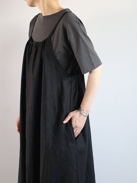 ORDINARY FITSSTRAP DRESS / BLK (OF-O046)