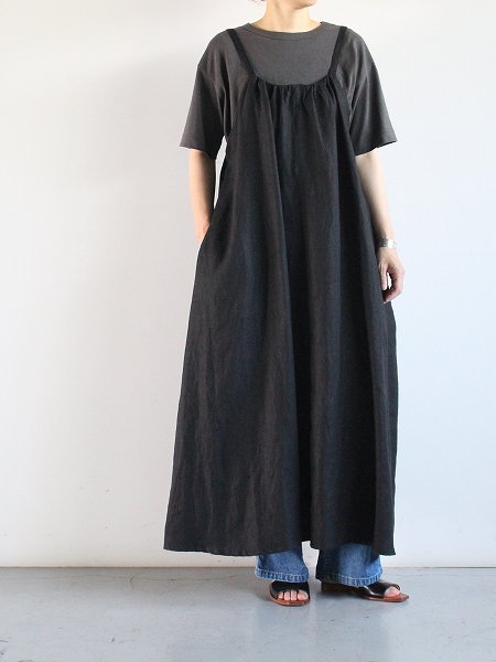 ORDINARY FITSSTRAP DRESS / BLK (OF-O046)