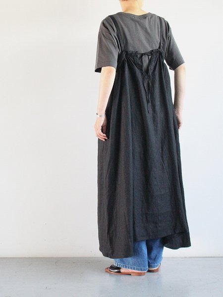 ORDINARY FITSSTRAP DRESS / BLK (OF-O046)