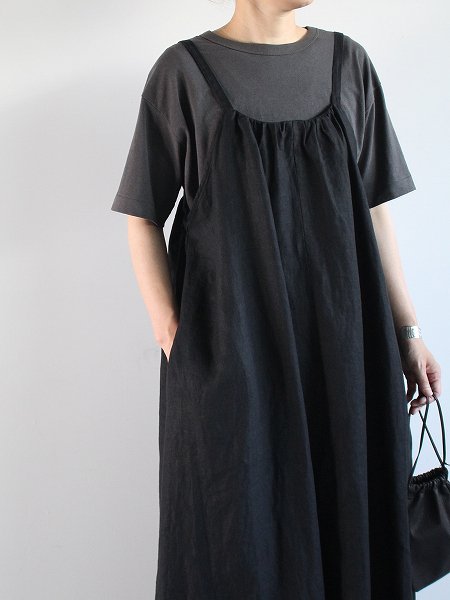 ORDINARY FITSSTRAP DRESS / BLK (OF-O046)