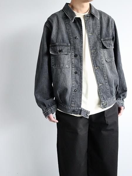 OUTIL VESTE CAEN / FADED BLACK (OV-T018-1)