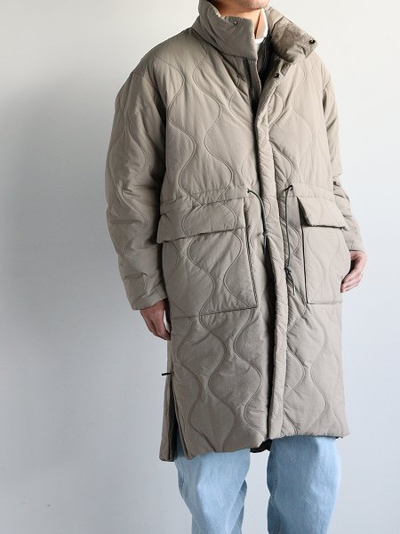 LANTERNHEATING QUILT COAT / MARS GRAY